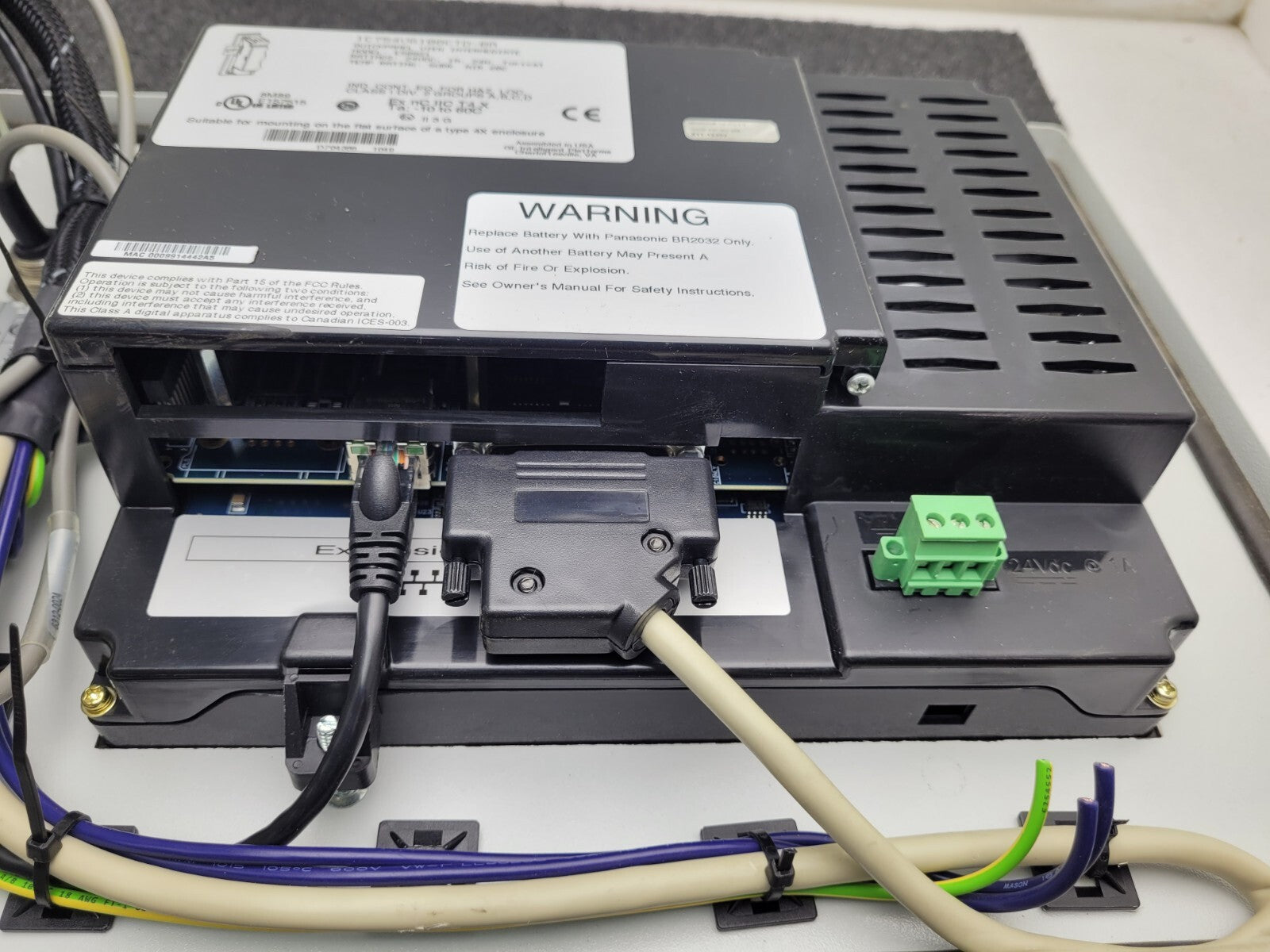 GE FANUC IC754VG108CTD ES0821 8" BA Touch Panel ES0821 Quickpanel View