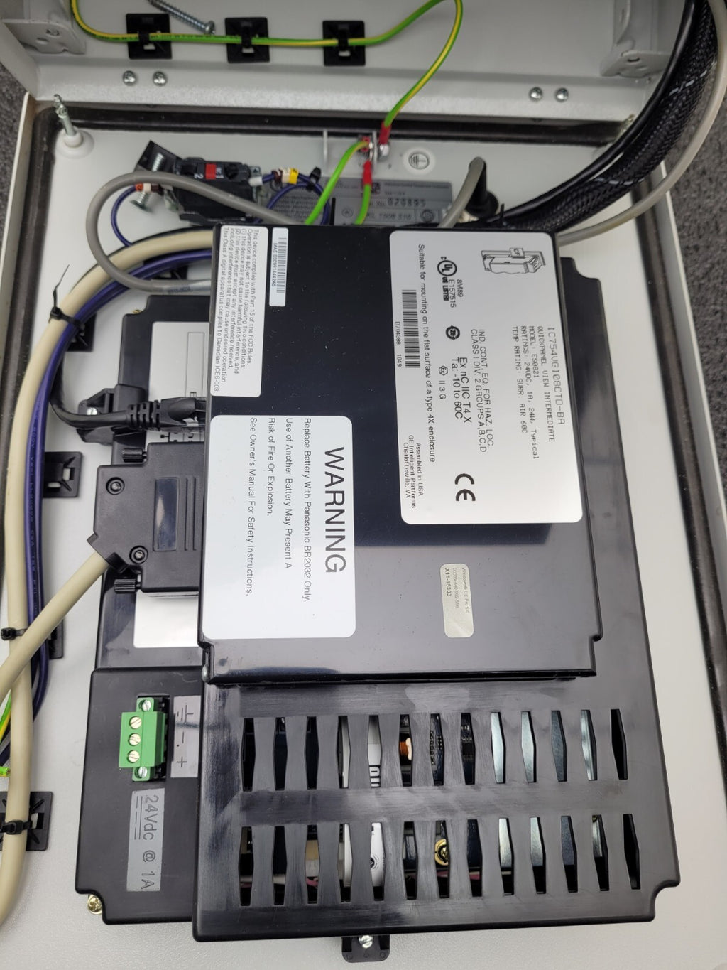 GE FANUC IC754VG108CTD ES0821 8" BA Touch Panel ES0821 Quickpanel View