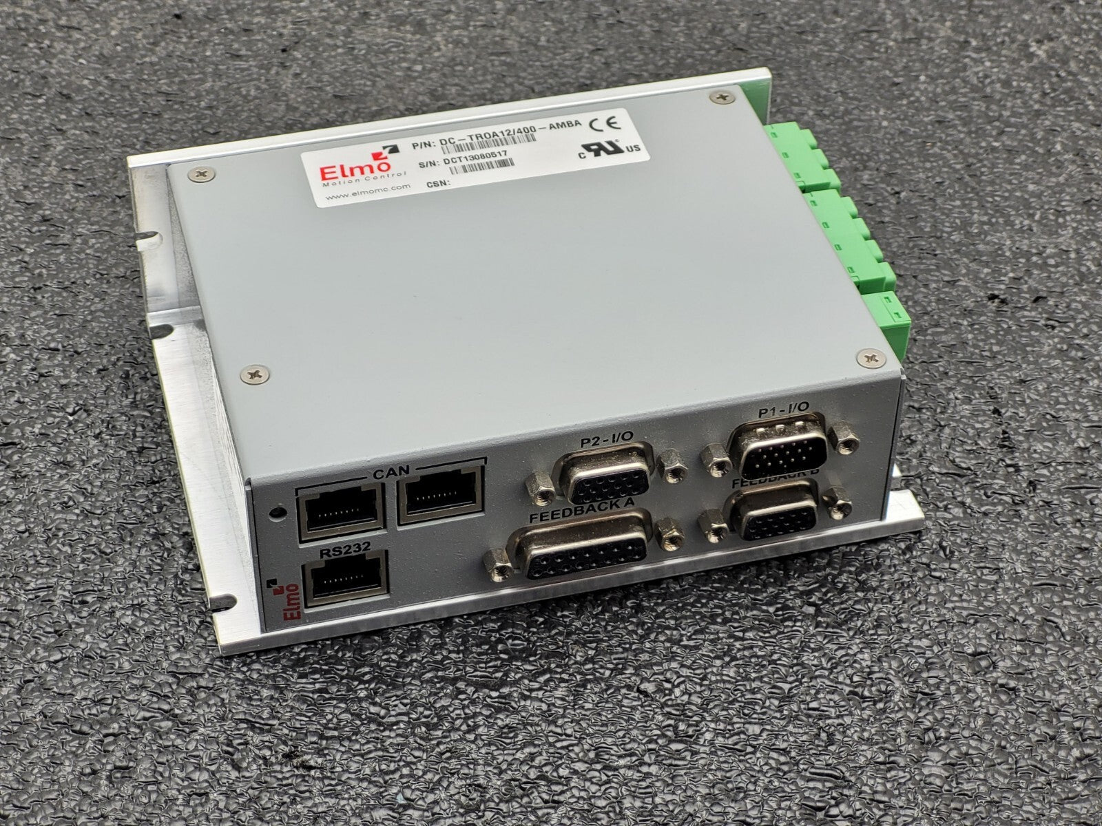 Elmo Motion Control DC TROA12/400 AMBA Cello Servo Drive 12A/4KW CET0-0200-0020