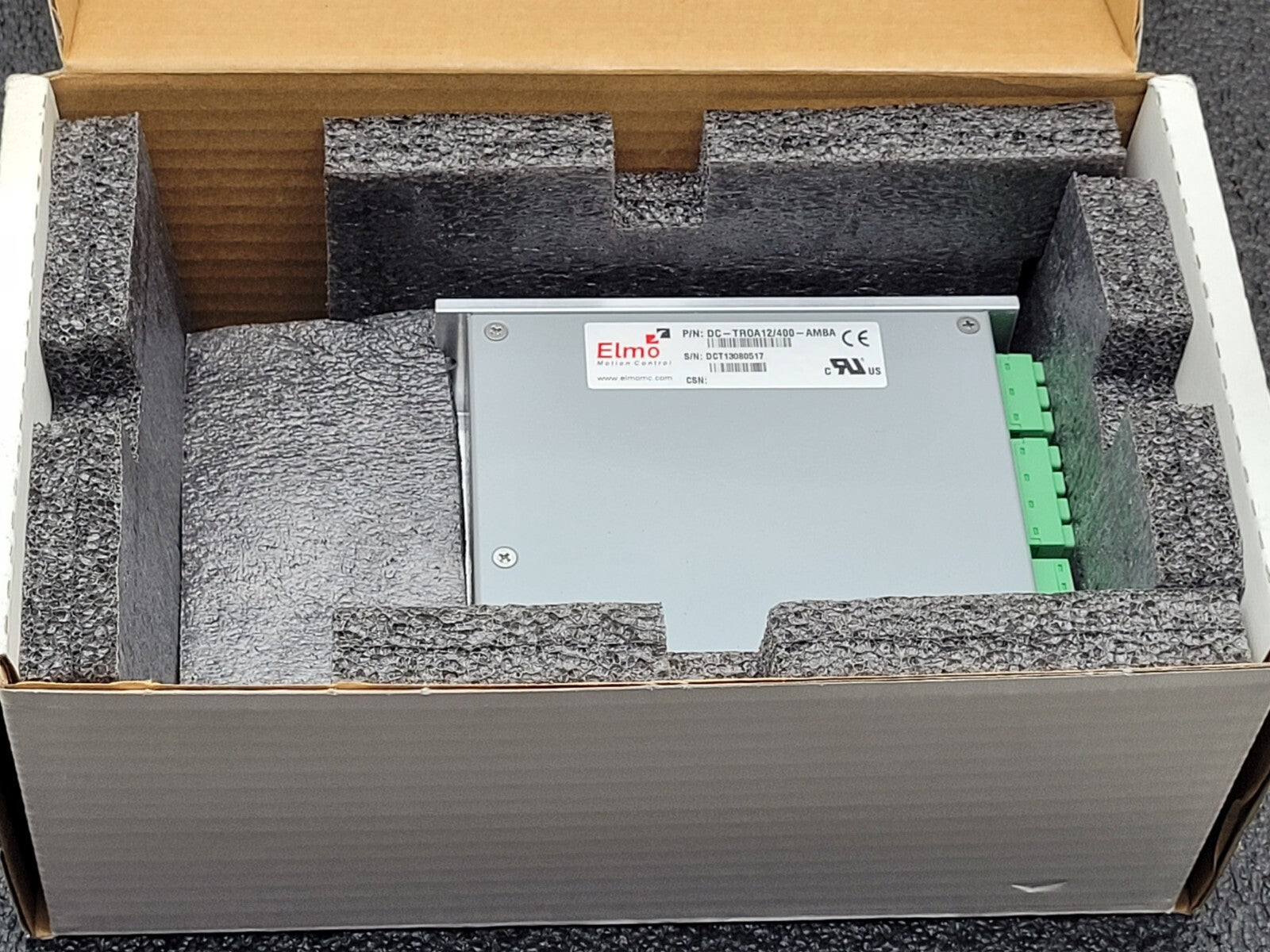 Elmo Motion Control DC TROA12/400 AMBA Cello Servo Drive 12A/4KW CET0-0200-0020