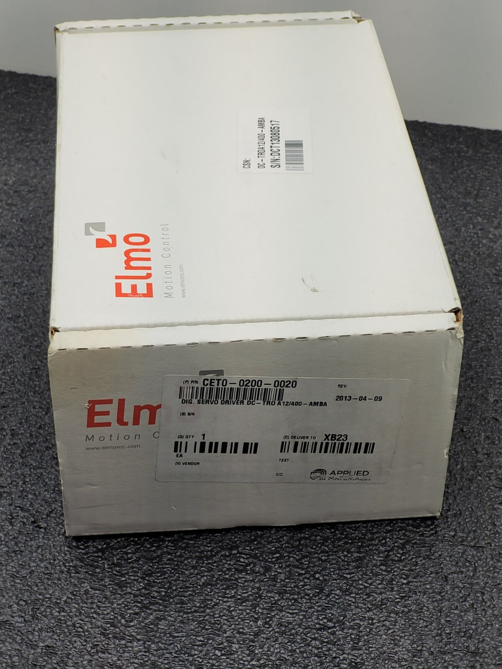 Elmo Motion Control DC TROA12/400 AMBA Cello Servo Drive 12A/4KW CET0-0200-0020