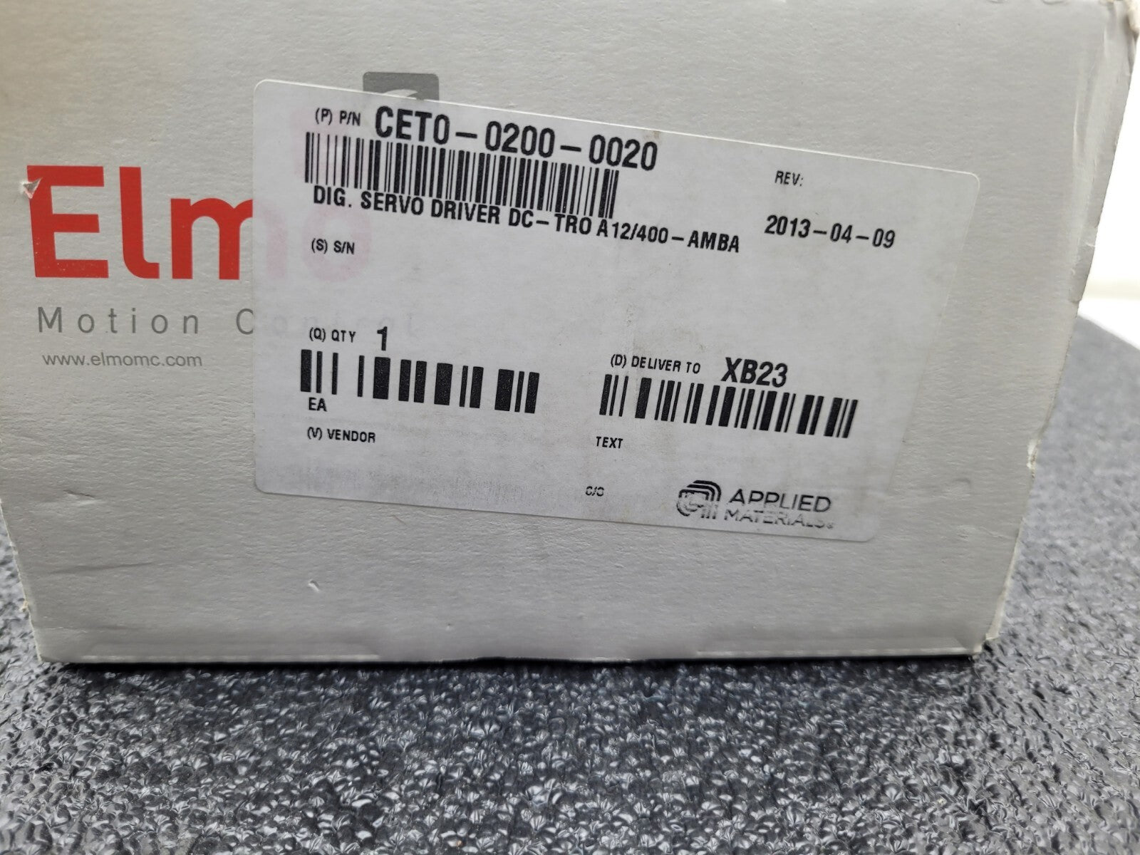 Elmo Motion Control DC TROA12/400 AMBA Cello Servo Drive 12A/4KW CET0-0200-0020