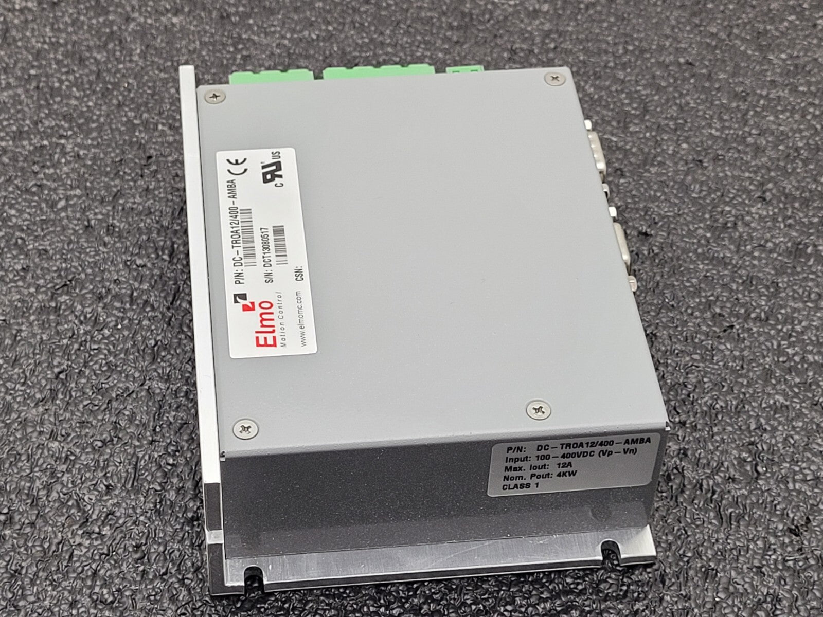 Elmo Motion Control DC TROA12/400 AMBA Cello Servo Drive 12A/4KW CET0-0200-0020