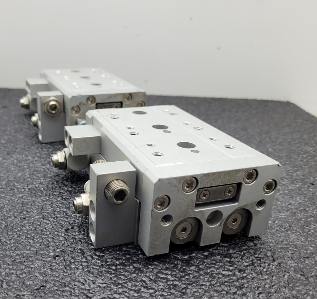 Lot of - 2 SMC EMXS20-50 Linear Guide Slide Table Made in japan