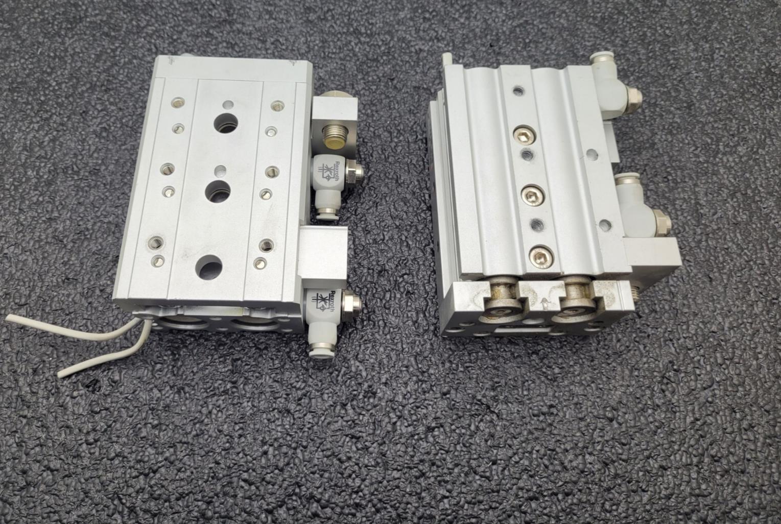 Lot of - 2 SMC EMXS20-50 Linear Guide Slide Table Made in japan