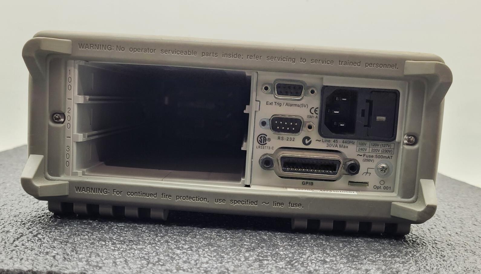 AGILENT 34970A Data Acquisition / Data Logger Switch Unit Passes Self Test