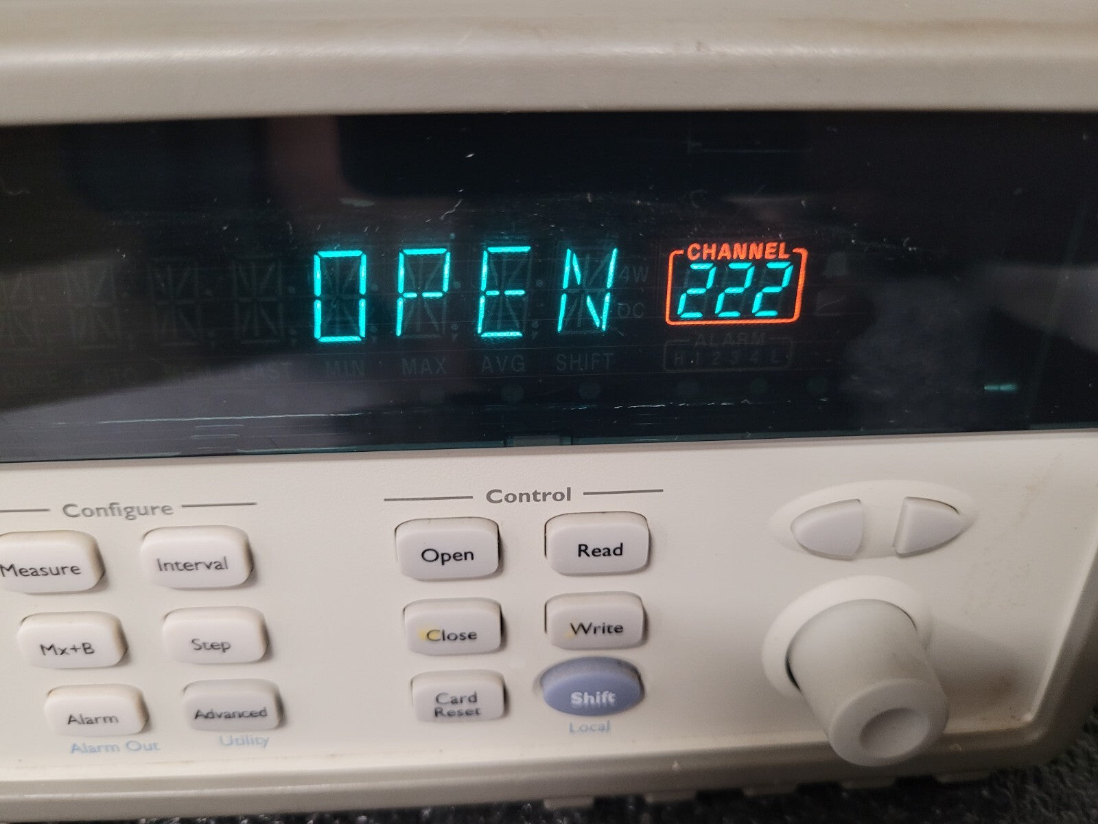 AGILENT 34970A Data Acquisition / Data Logger Switch Unit Passes Self Test