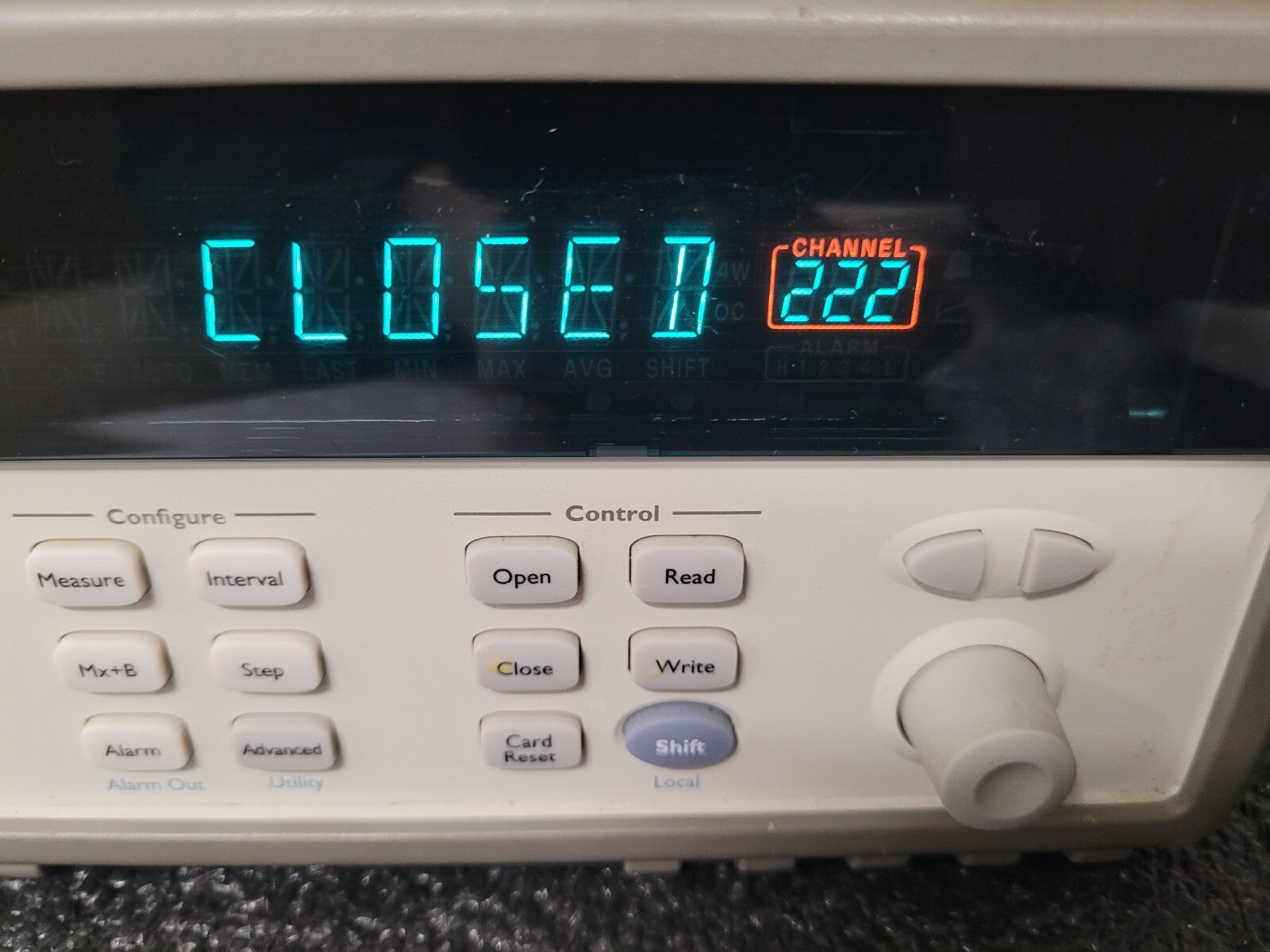 AGILENT 34970A Data Acquisition / Data Logger Switch Unit Passes Self Test