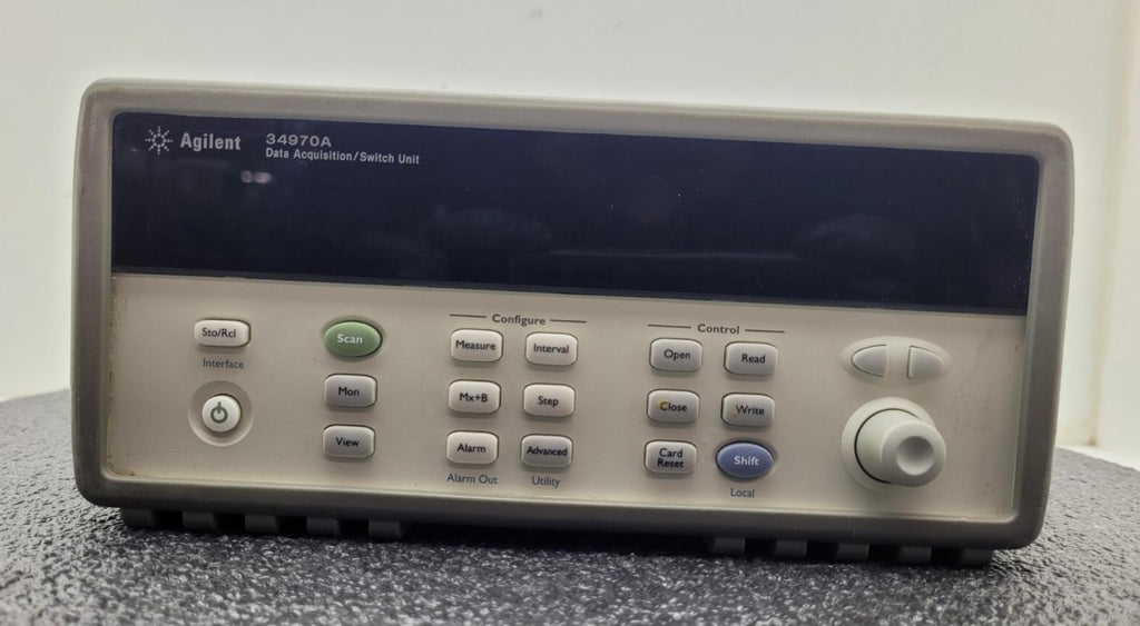 AGILENT 34970A Data Acquisition / Data Logger Switch Unit Passes Self Test