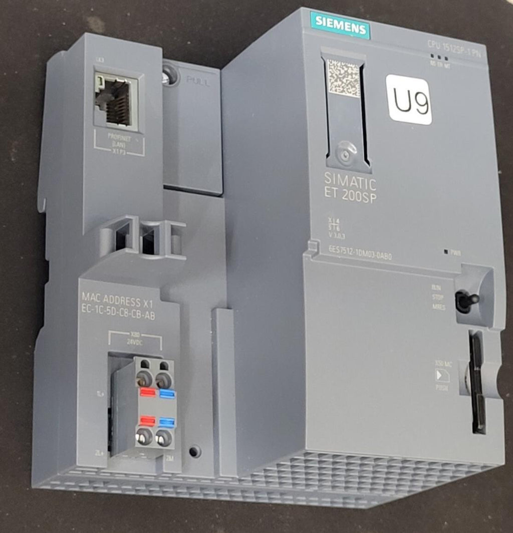 SIEMENS SIMATIC CPU MODULE ET 200SP F-CPU 6ES7 512-1DM03-0AB0