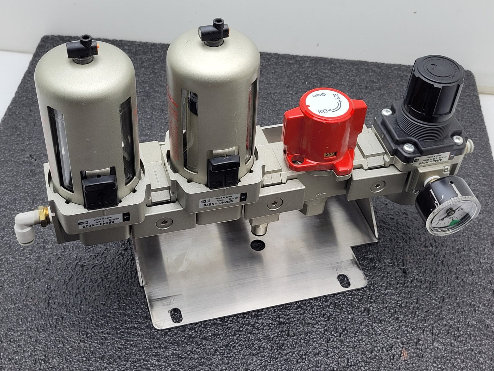 SMC AFM40-N02B AFD40-N02B Mist Separator Air filter Regulator 150PSI ON OFF