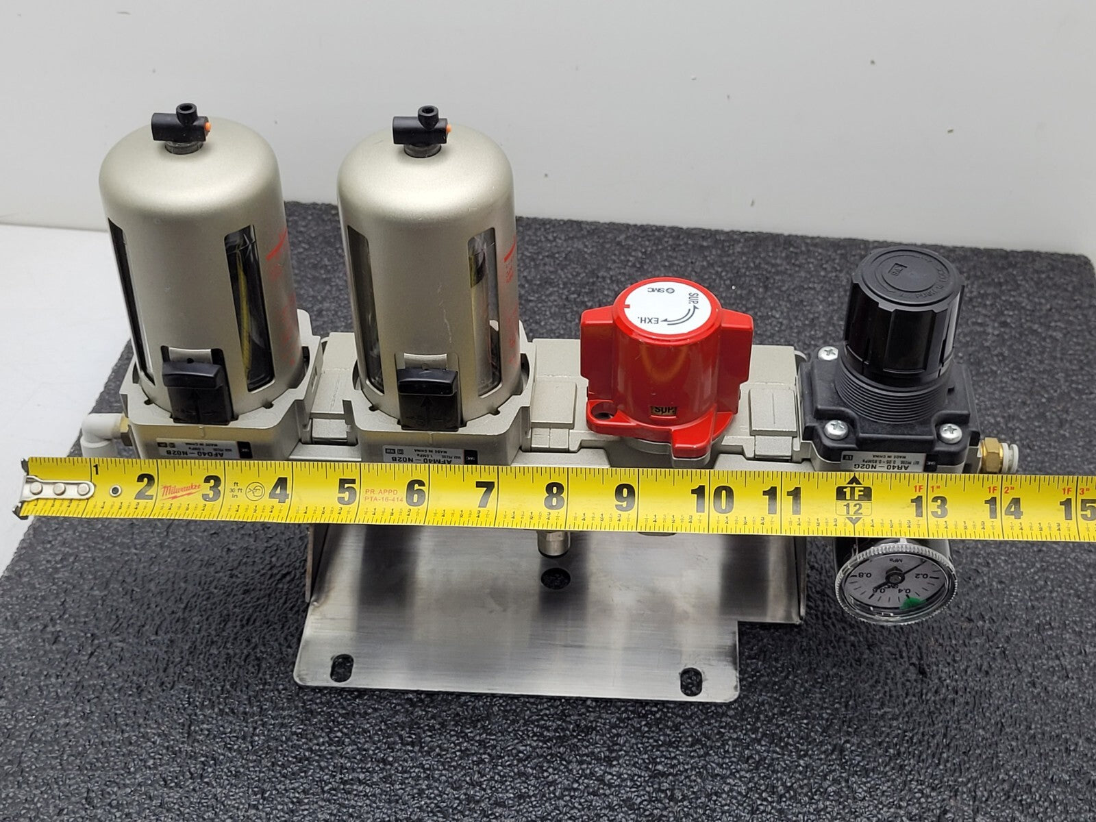 SMC AFM40-N02B AFD40-N02B Mist Separator Air filter Regulator 150PSI ON OFF
