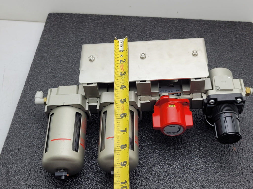 SMC AFM40-N02B AFD40-N02B Mist Separator Air filter Regulator 150PSI ON OFF