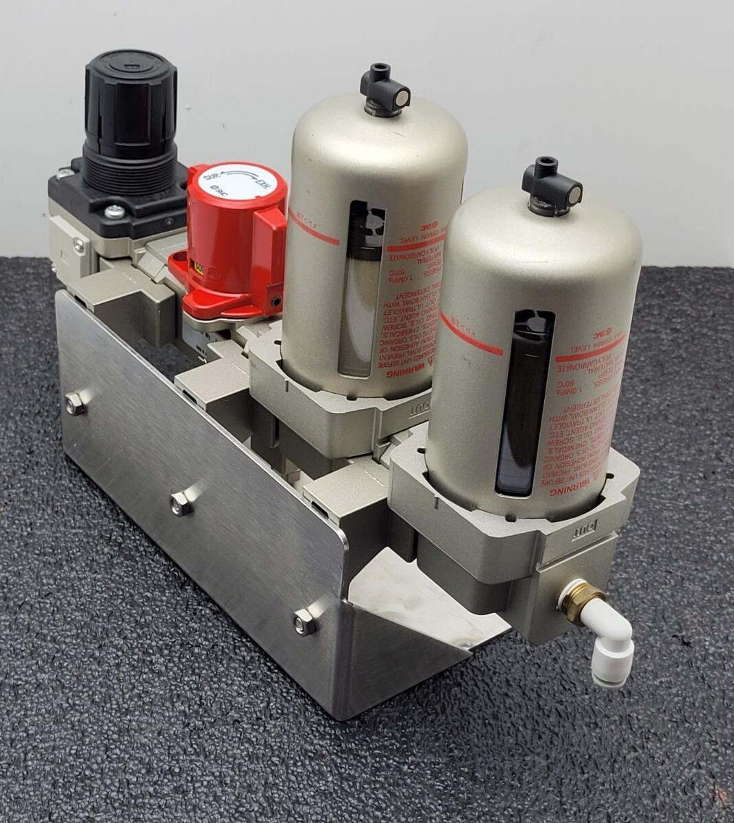 SMC AFM40-N02B AFD40-N02B Mist Separator Air filter Regulator 150PSI ON OFF