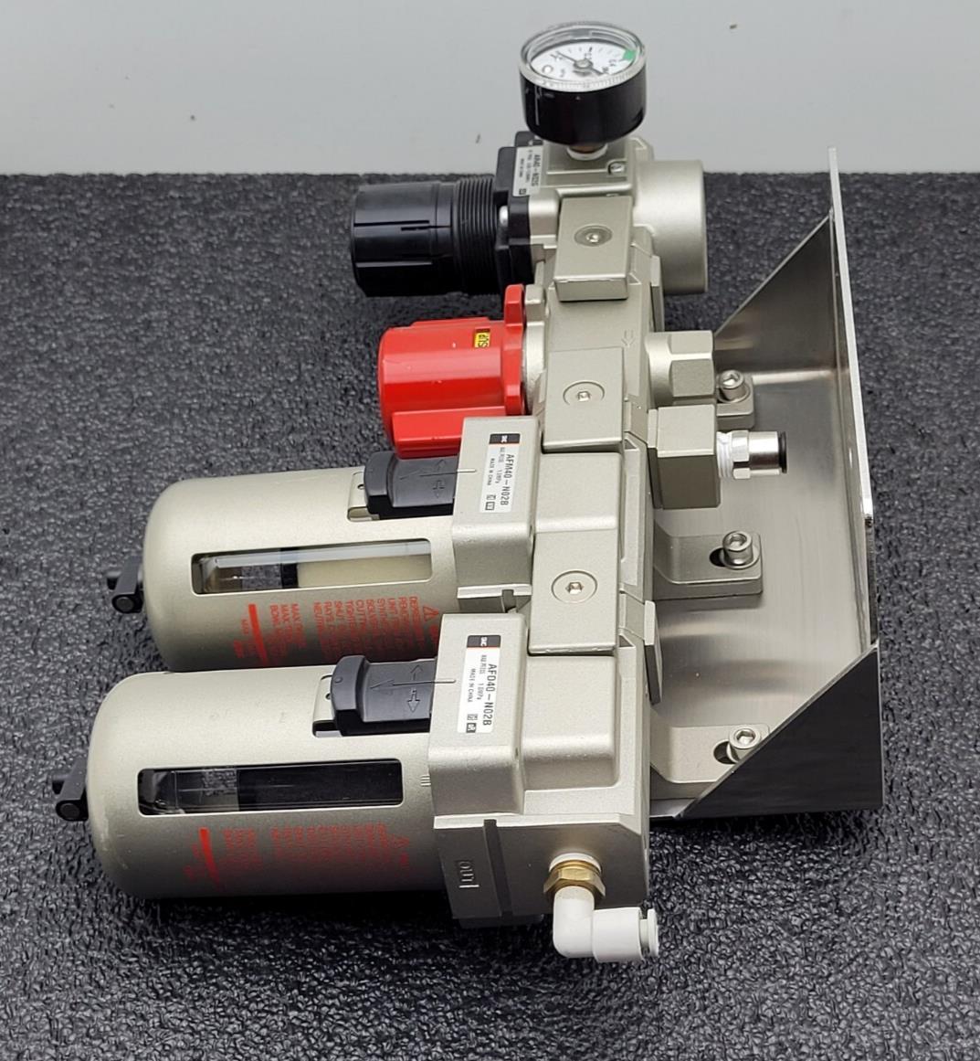SMC AFM40-N02B AFD40-N02B Mist Separator Air filter Regulator 150PSI ON OFF