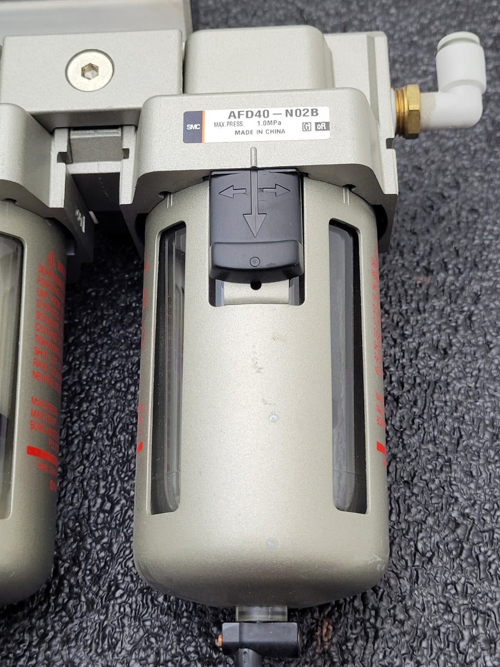 SMC AFM40-N02B AFD40-N02B Mist Separator Air filter Regulator 150PSI ON OFF