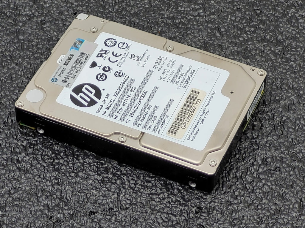 HP EH0300FBQDD 627114-002 2.5" 300GB 15K SAS Hard Drive