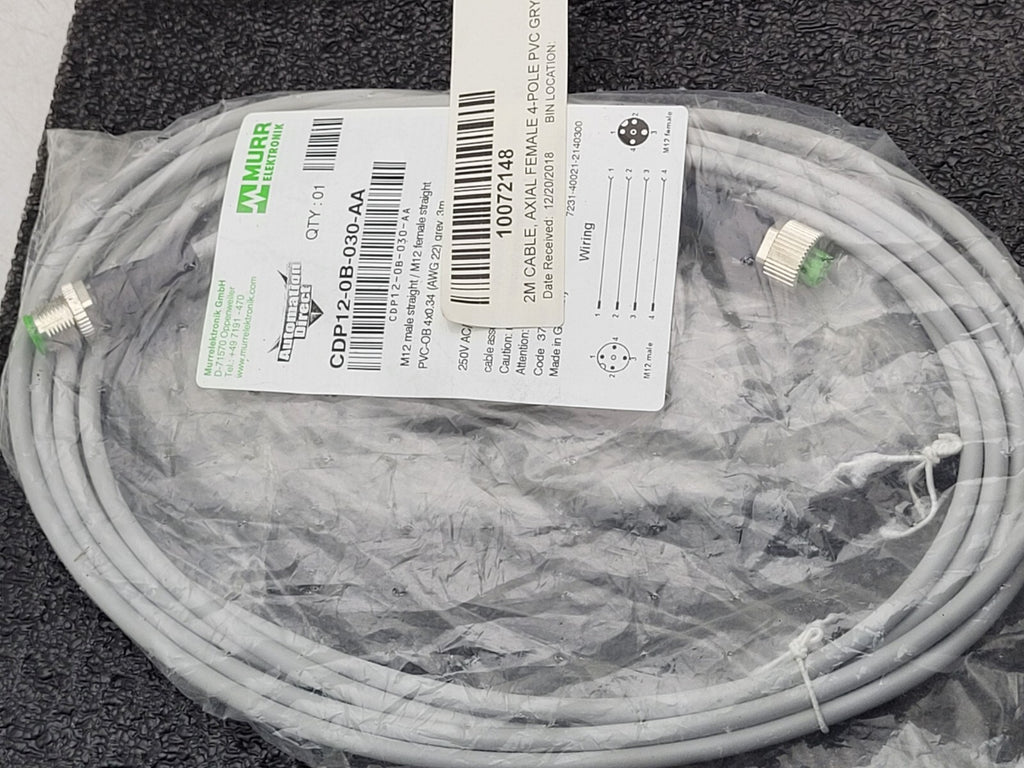 NEW AUTOMATION DIRECT 1x CD12M-0B-070-C1 CORDSET 3x CD12M-0B-030-AA