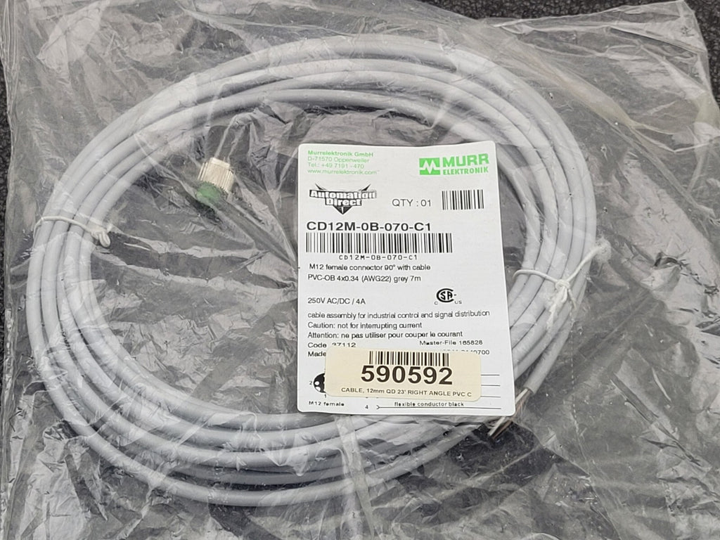 NEW AUTOMATION DIRECT 1x CD12M-0B-070-C1 CORDSET 3x CD12M-0B-030-AA