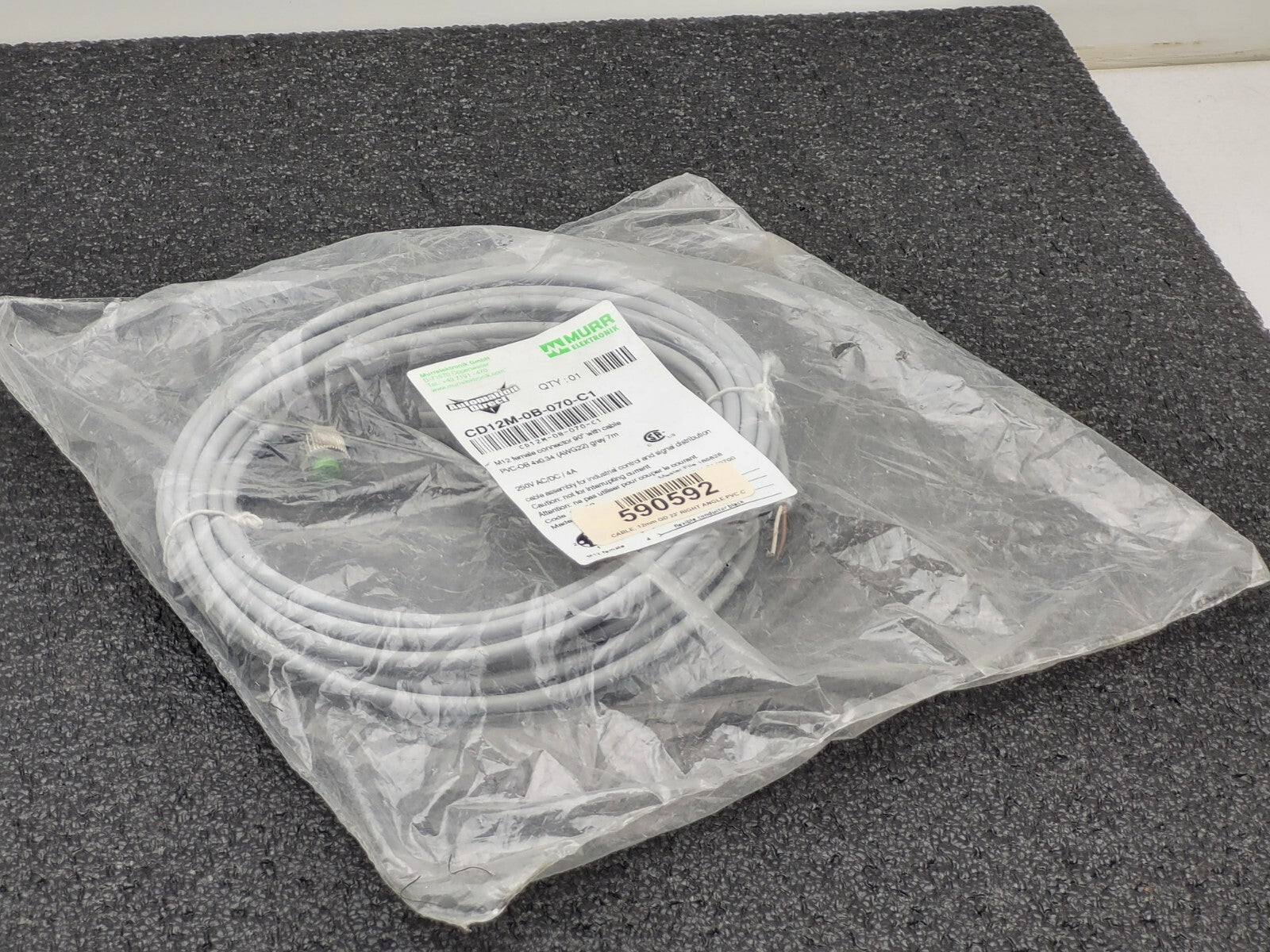 NEW AUTOMATION DIRECT 1x CD12M-0B-070-C1 CORDSET 3x CD12M-0B-030-AA