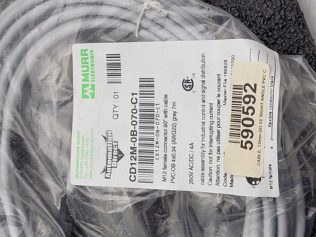 NEW AUTOMATION DIRECT 1x CD12M-0B-070-C1 CORDSET 3x CD12M-0B-030-AA