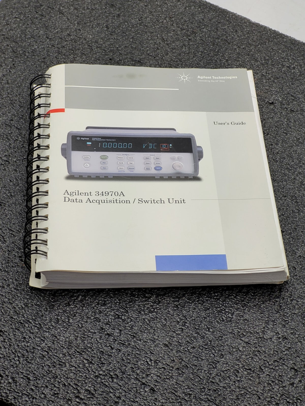 HP 34970A Data Acquisition / Data Logger Switch Unit Passes Self Test Unit B