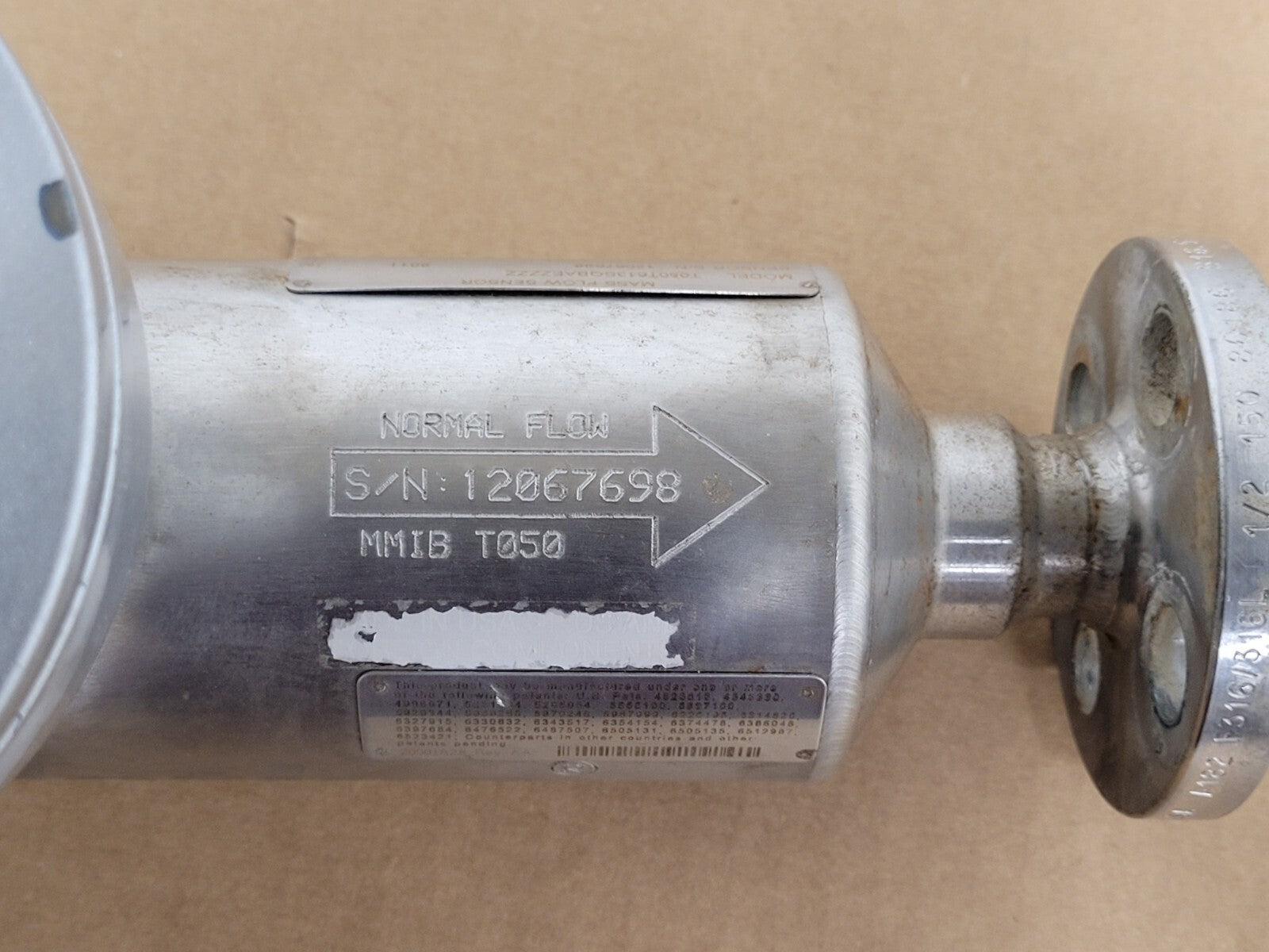 Micro Motion T050T613SQBAEZZZZ Mass Flow Sensor T Series Coriolis Meter 1/2"