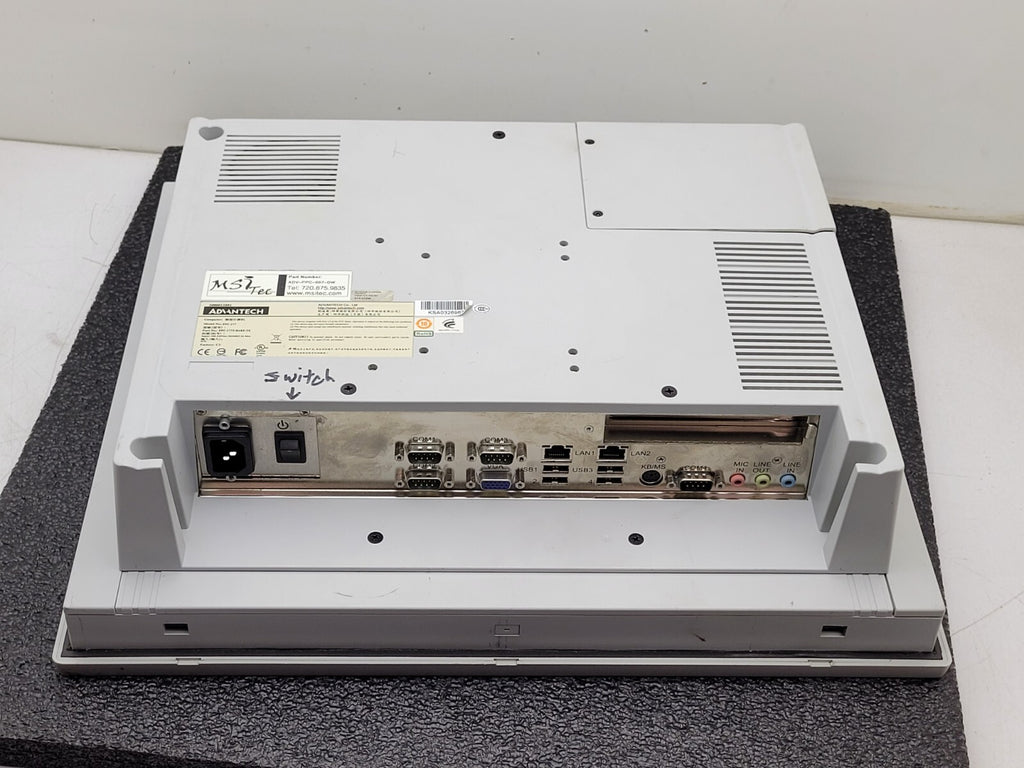 Advantech PPC-177T-BARE-TE Color TFT LCD Operator Touch Panel HMI 17" Screen F