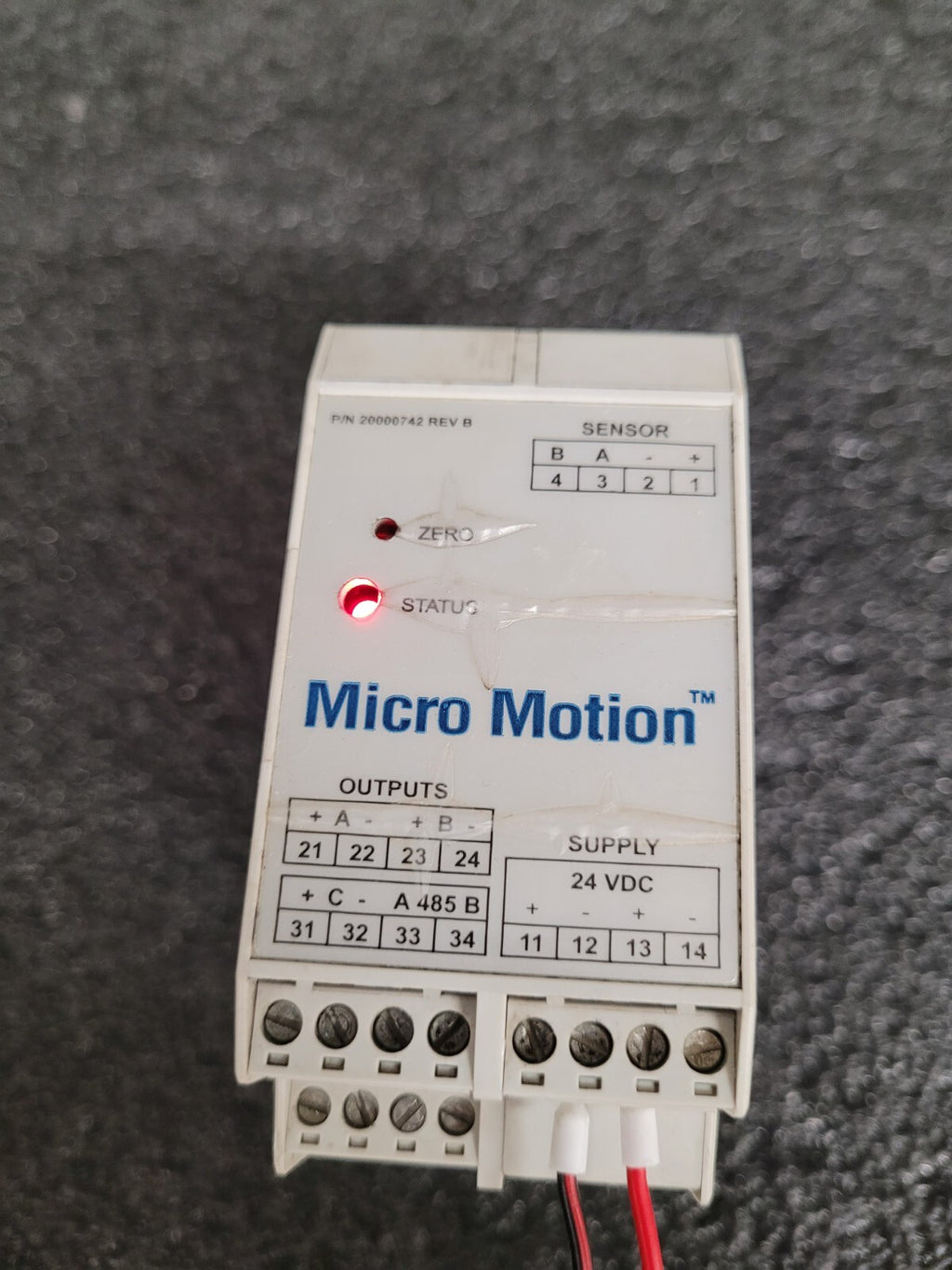 Micro Motion 1500D3AABAEZZZ Variable Flow Transmitter 20000742 Rev AA