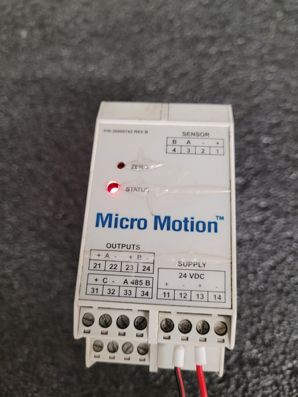Micro Motion 1500D3AABAEZZZ Variable Flow Transmitter 20000742 Rev AA