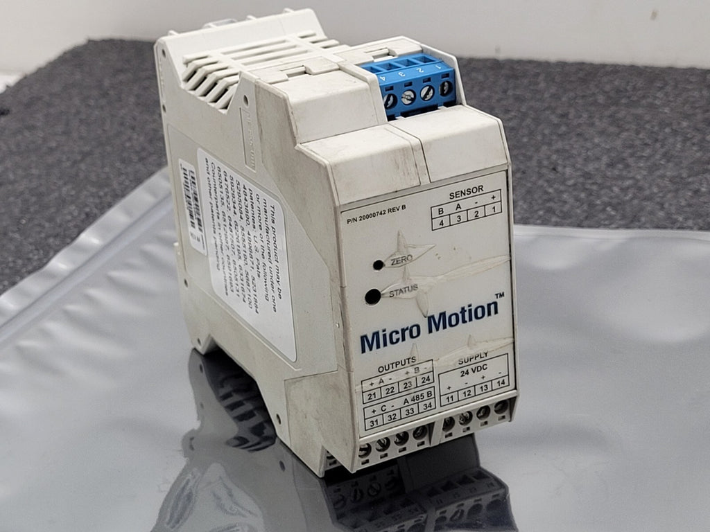 Micro Motion 1500D3AABAEZZZ Variable Flow Transmitter 20000742 Rev AA