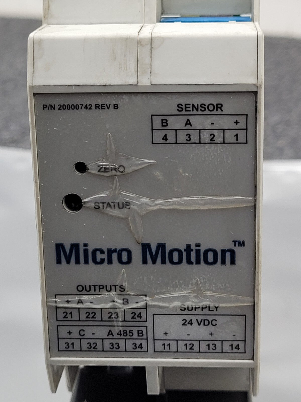 Micro Motion 1500D3AABAEZZZ Variable Flow Transmitter 20000742 Rev AA