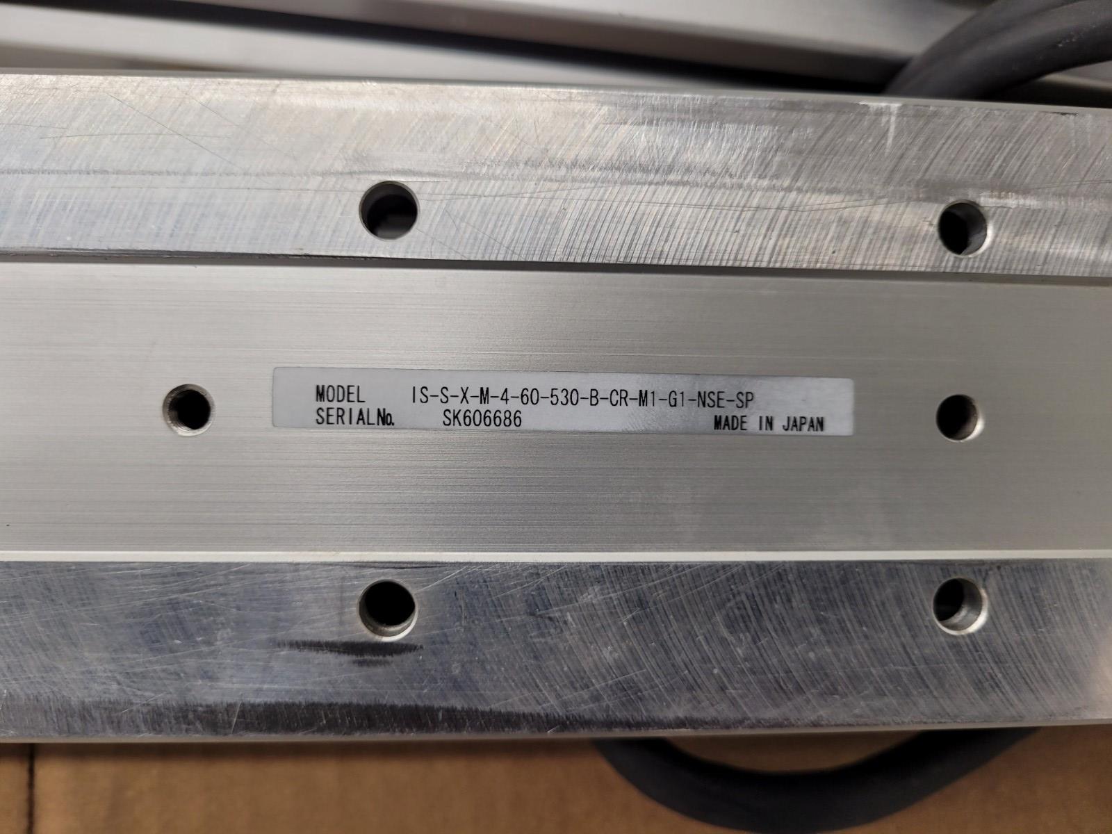 Lot of 3 IAI Linear Actuator Ball Screw Drive  IS-S-X-M-4-60-530-B-CR-M1-G1-SP