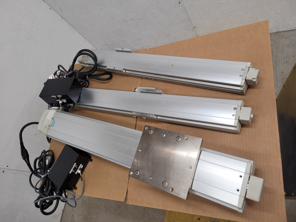 Lot of 3 IAI Linear Actuator Ball Screw Drive  IS-S-X-M-4-60-530-B-CR-M1-G1-SP