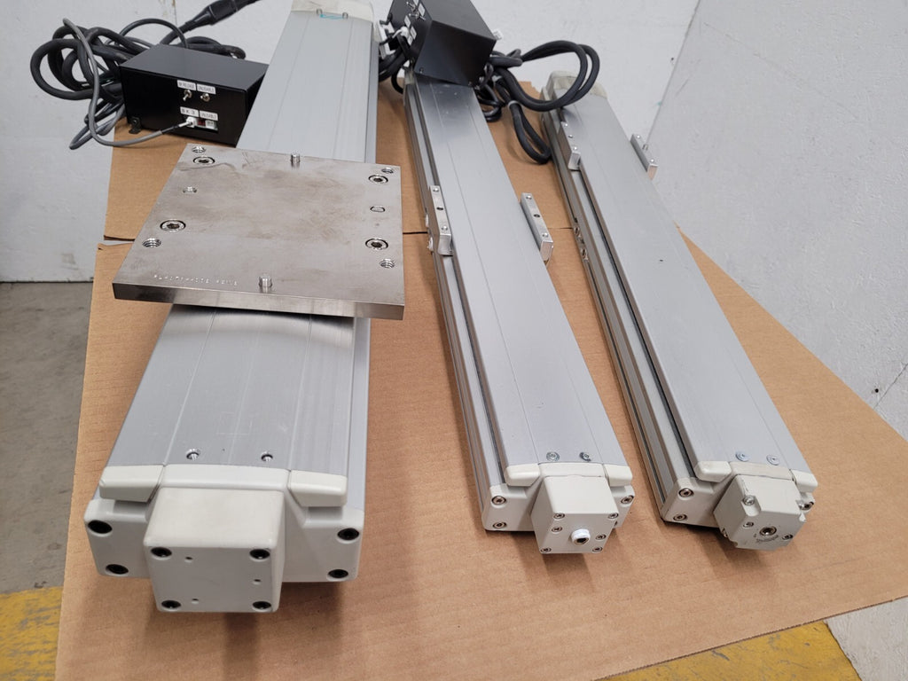 Lot of 3 IAI Linear Actuator Ball Screw Drive  IS-S-X-M-4-60-530-B-CR-M1-G1-SP