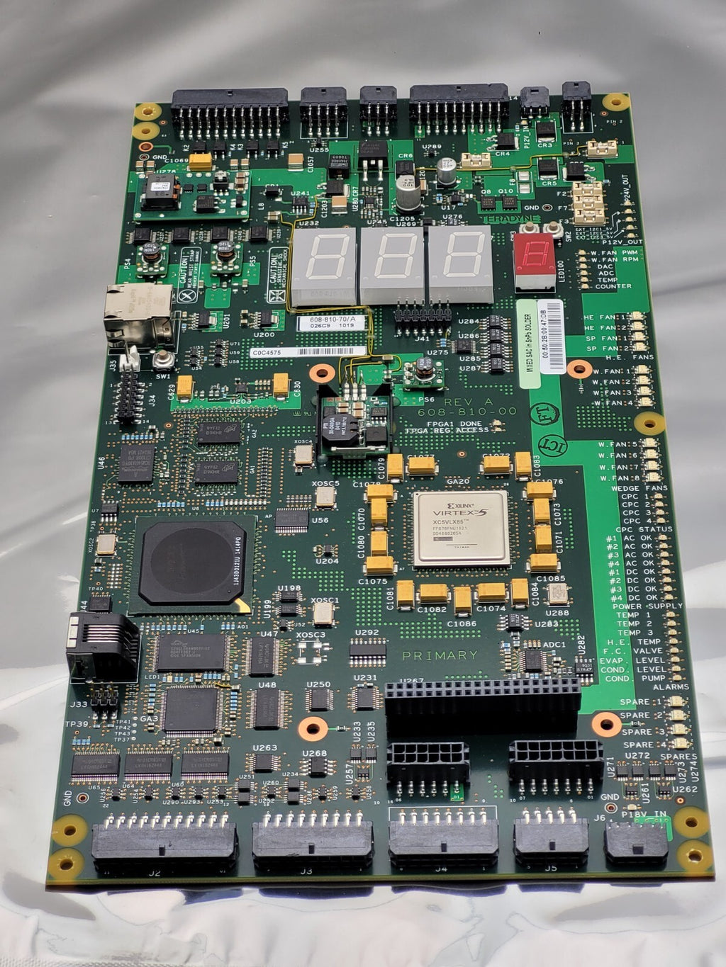 Teradyne 608-810-70/A 608-810-00 Virtex 5 XC5VLX85 FPGA Control Board