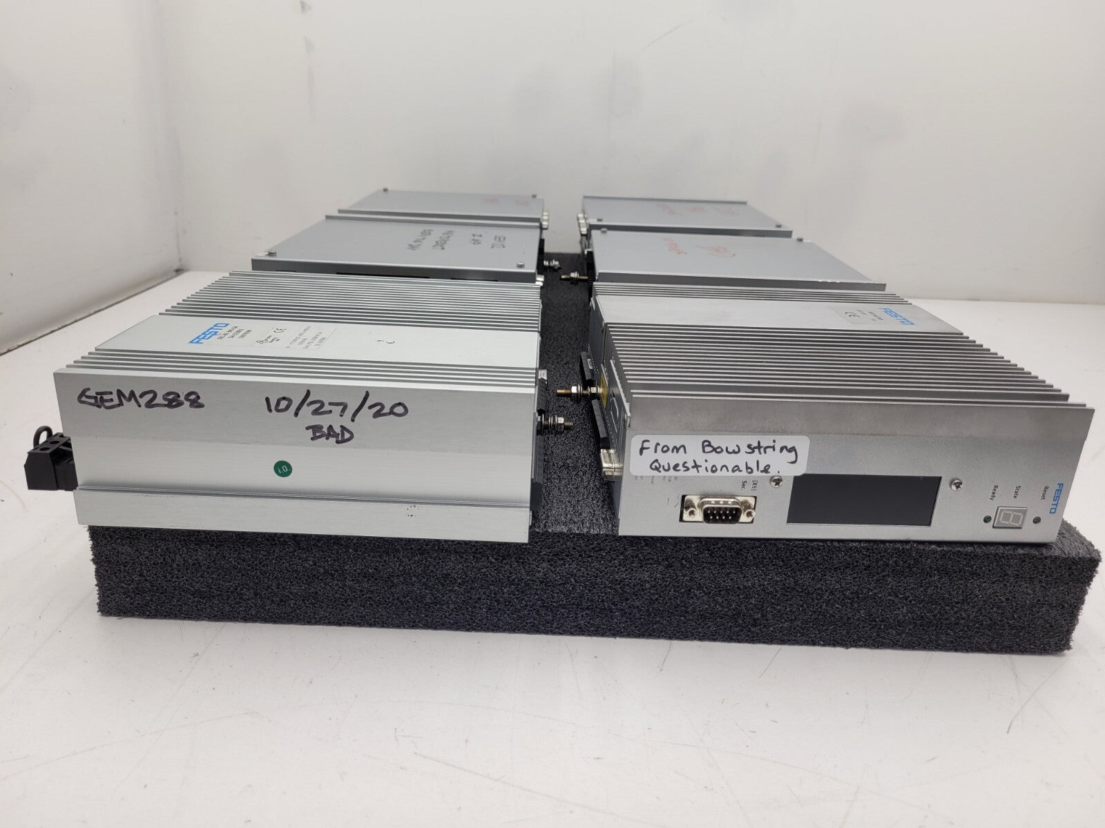Lot of 6 Festo SEC-AC-305 Smart Electromotor Controller 7A 230VAC Part Or Repair