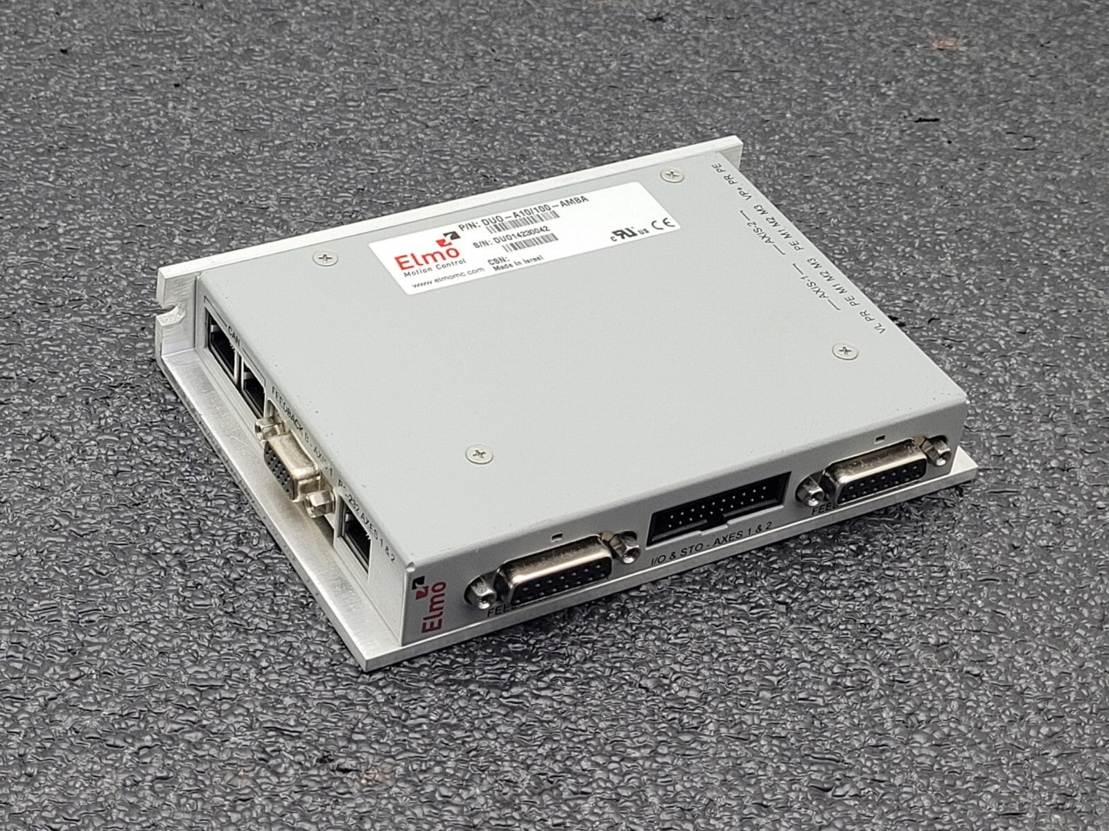 ELMO MOTION CONTROL DUO-A10/100-AMBA TWO-AXIS SERVO DRIVE