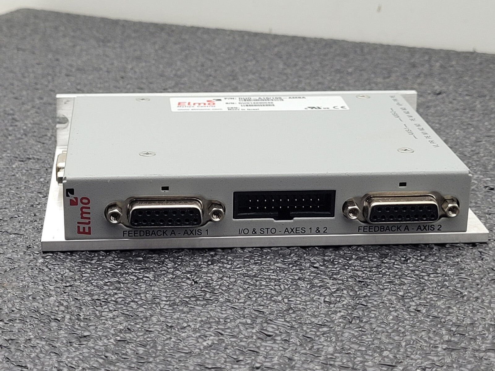 ELMO MOTION CONTROL DUO-A10/100-AMBA TWO-AXIS SERVO DRIVE