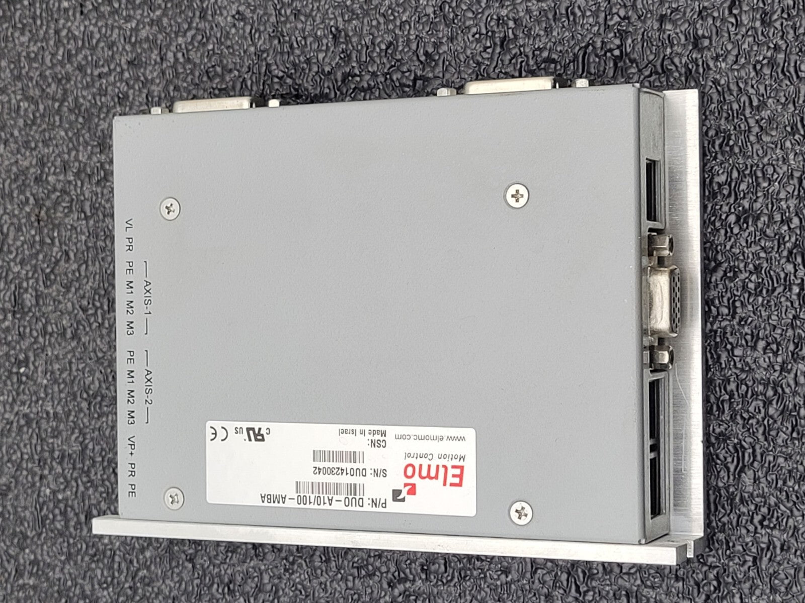 ELMO MOTION CONTROL DUO-A10/100-AMBA TWO-AXIS SERVO DRIVE