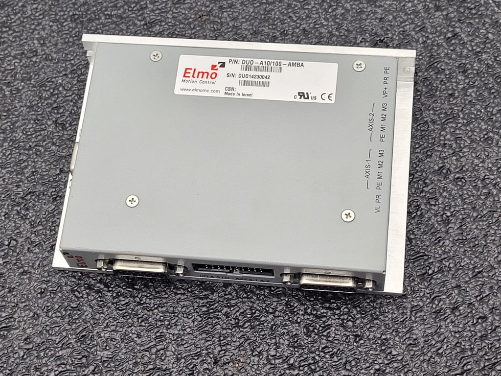 ELMO MOTION CONTROL DUO-A10/100-AMBA TWO-AXIS SERVO DRIVE