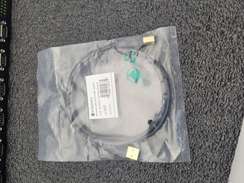 StarTech ICUSB23216F 16-Port FTDI USB B RS232 Serial Mux COM Adaper, Ears, Power