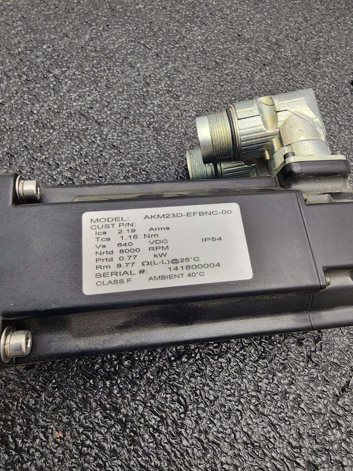 Kollmorgen AKM23D-EFBNC-00 Servo Motor Listing for trebes_gmbh
