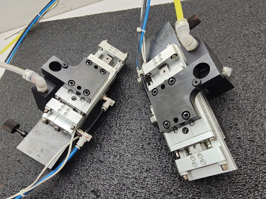 Lot of - 2  SMC MXW8-25B Linear Slide Guide Cylinder