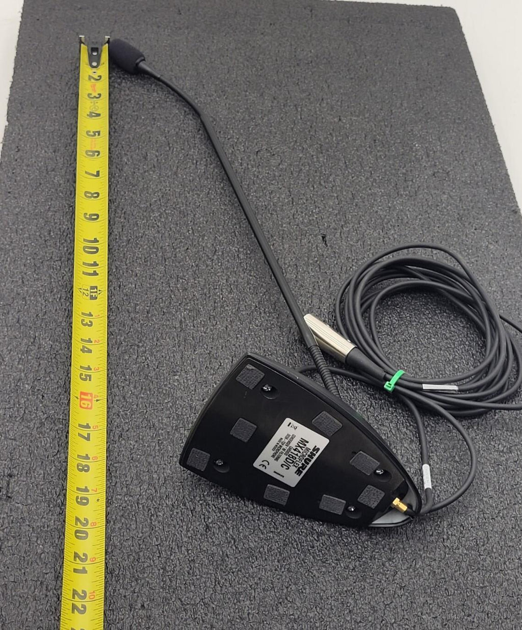 Shure MX418D/C Microflex Gooseneck Condenser Desktop Microphone w/185 Capsule