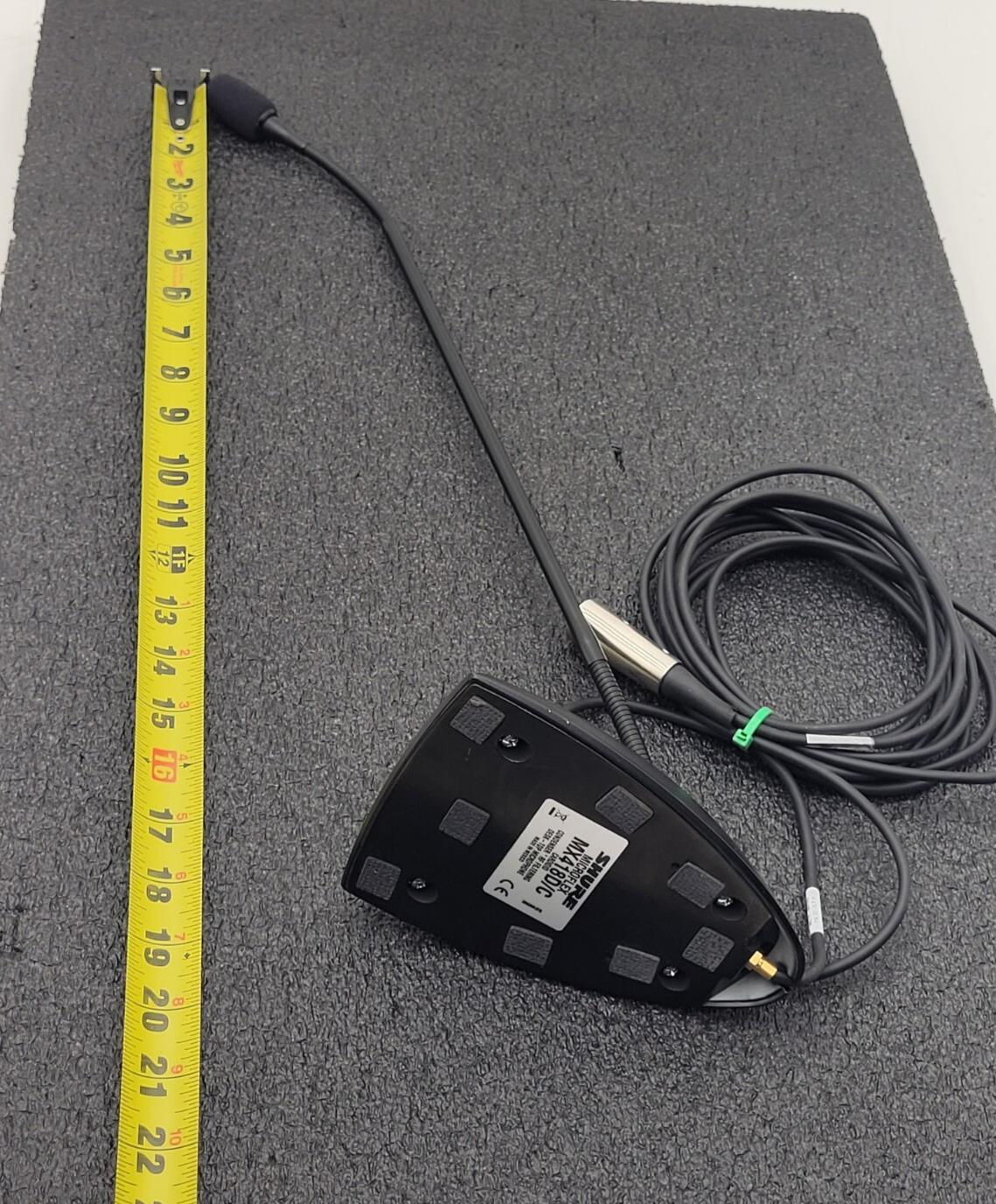 Shure MX418D/C Microflex Gooseneck Condenser Desktop Microphone w/185 Capsule