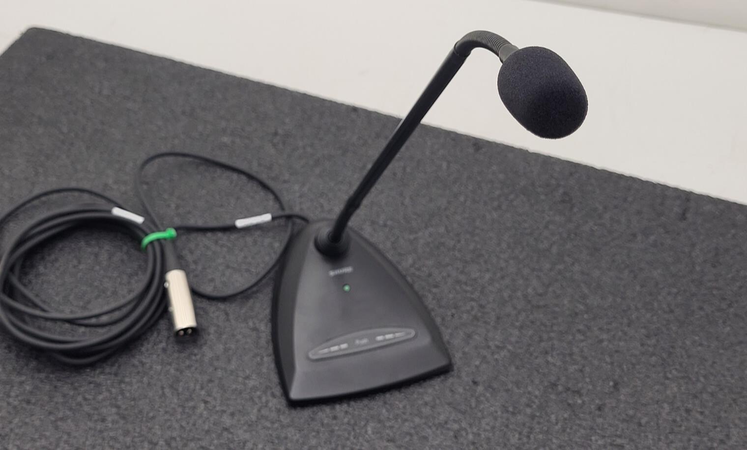 Shure MX418D/C Microflex Gooseneck Condenser Desktop Microphone w/185 Capsule