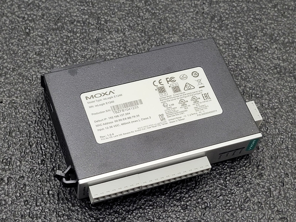 MOXA ioLogik E1240 Remote Ethernet I/O Module