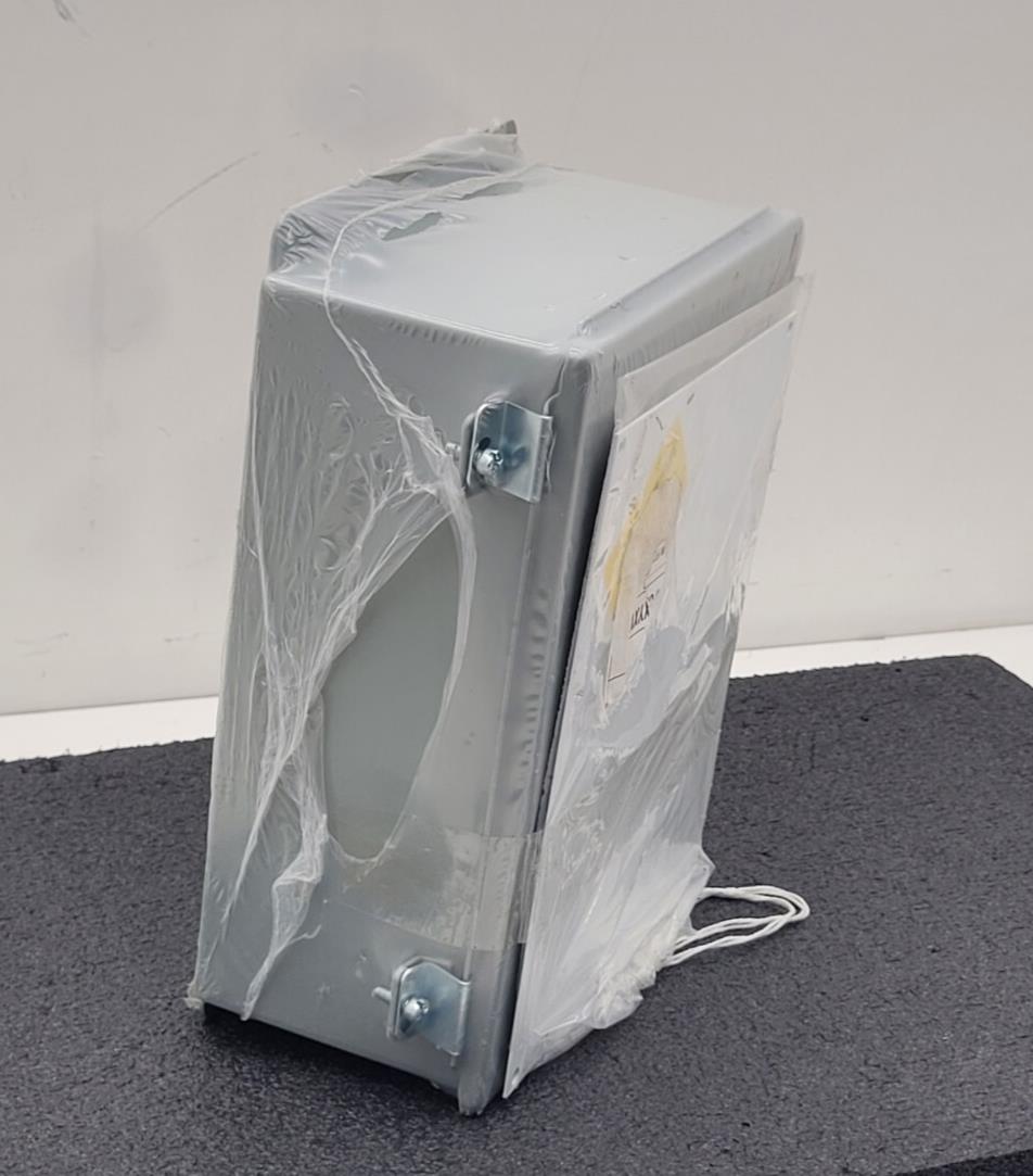 HOFFMAN A1210CH JIC Metal Enclosure Hinged Door Junction Box 12"x10"x5" w/panel