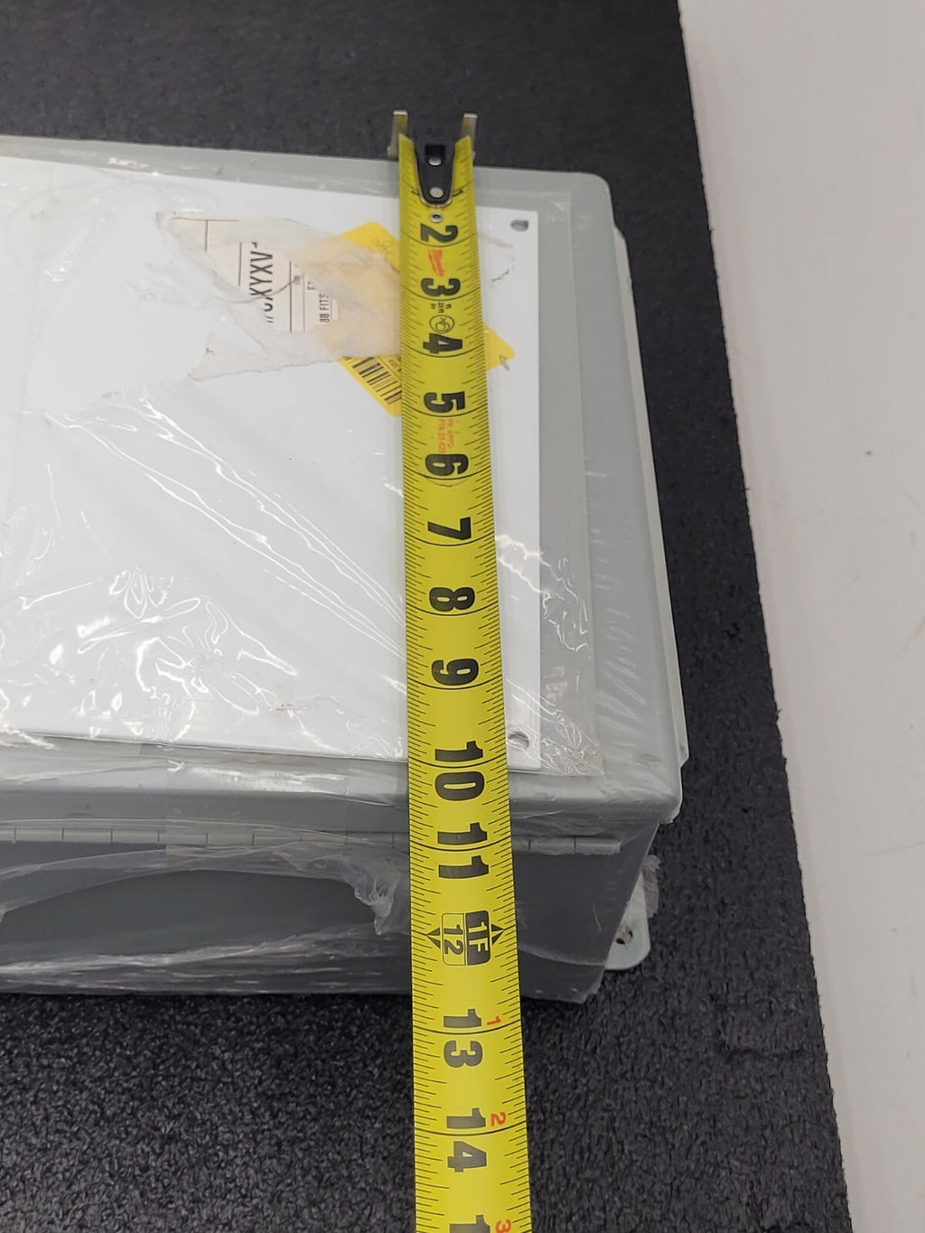 HOFFMAN A1210CH JIC Metal Enclosure Hinged Door Junction Box 12"x10"x5" w/panel